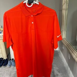 Nike Men's Red Polo Shirt